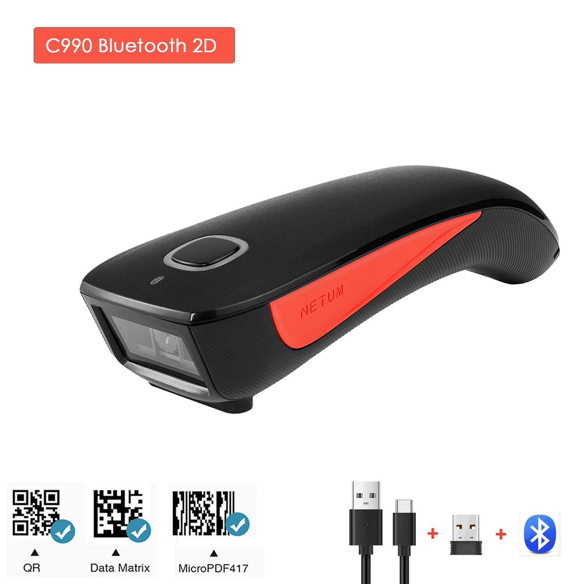 NETUM Barcode Scanner Charging Base, Suitable for C750,C740,C830,C850,C990 and C200