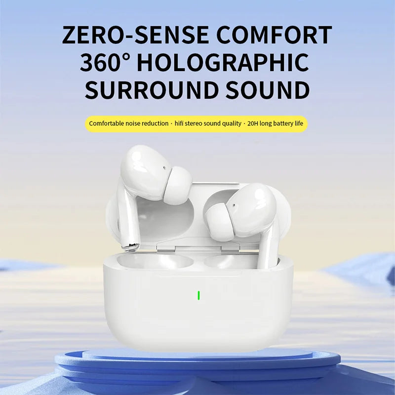 2026 New Air 3【 Pro 3 】 Bluetooth Wireless Earbuds with Heart Rate Monitoring, Active Noise Cancellation Headphones, Waterproof for Daily Use, For IPhone IOS Smartphone, Gaming /Sports /Fitness Earphones.
