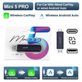 CarlinKit 5.0 Mini Ultra Wireless Adapter Wireless CarPlay Android Auto For OEM Car Plug and Play WiFi Bluetooth Auto Connection