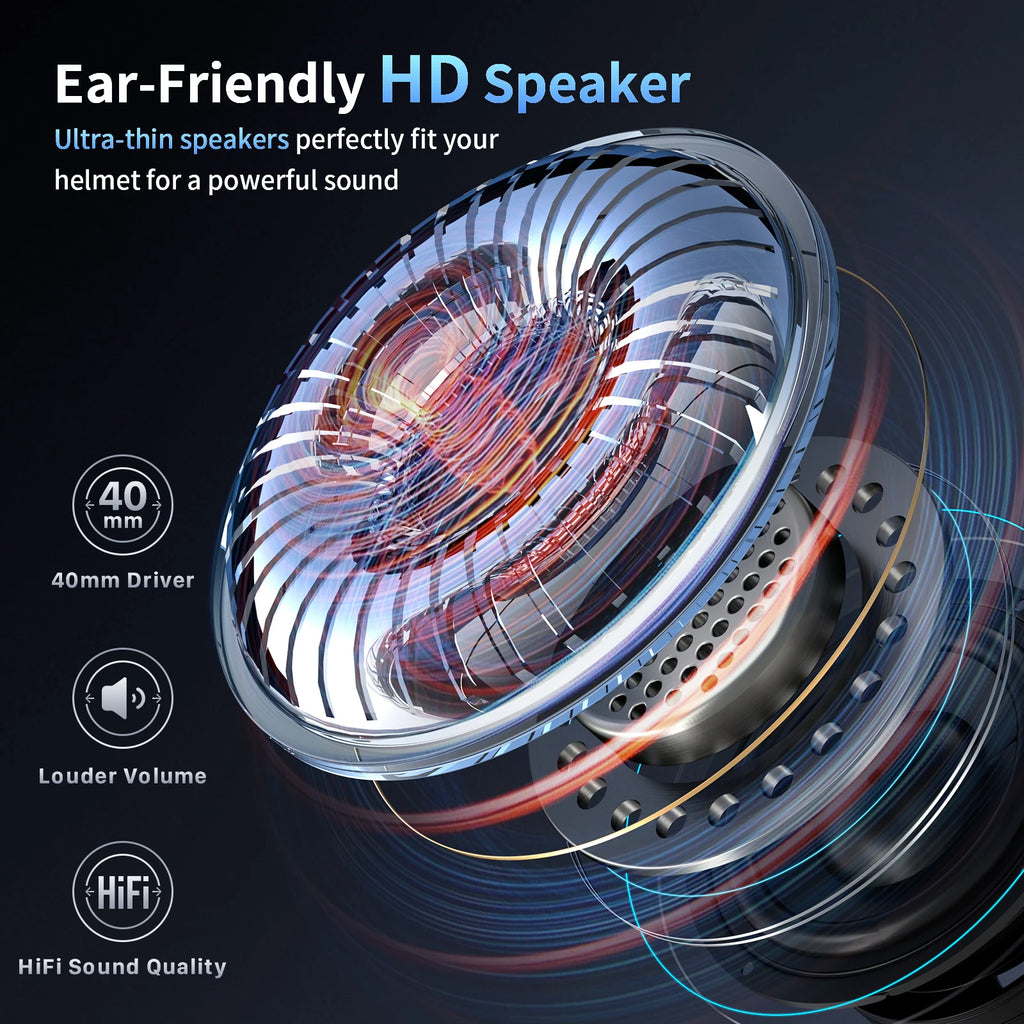 Fodsports FX-S Bluetooth Helmet Headsets Motorcycle Intercom BT 5.4  Wireless Comunicator Moto Interphone 1000m  Waterproof
