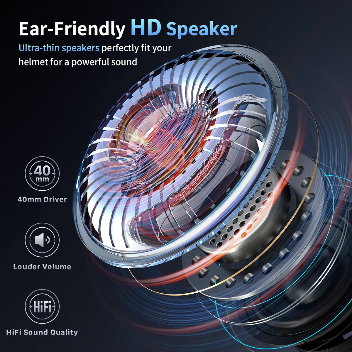 Fodsports FX-S Bluetooth Helmet Headsets Motorcycle Intercom BT 5.4  Wireless Comunicator Moto Interphone 1000m  Waterproof