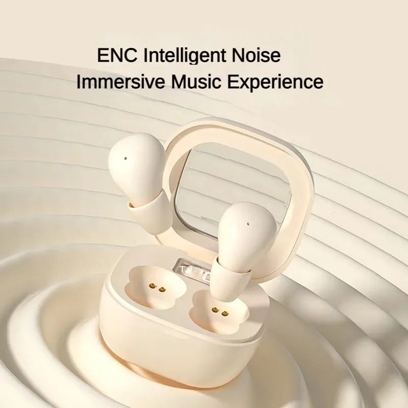 SK Small Earbuds Wireless Bluetooth Headset, Headphones Sport, Sleep, Work, In Class Invisible Wear, Bass Sound Quality Earphone 2024